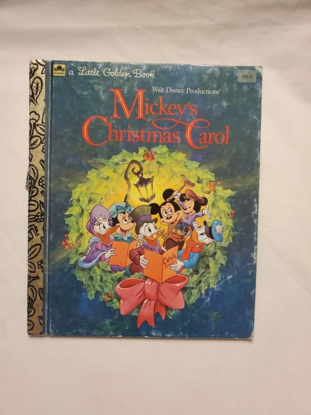 Mickey's Christmas Carol Walt Disney Productions Little Golden Book 1983